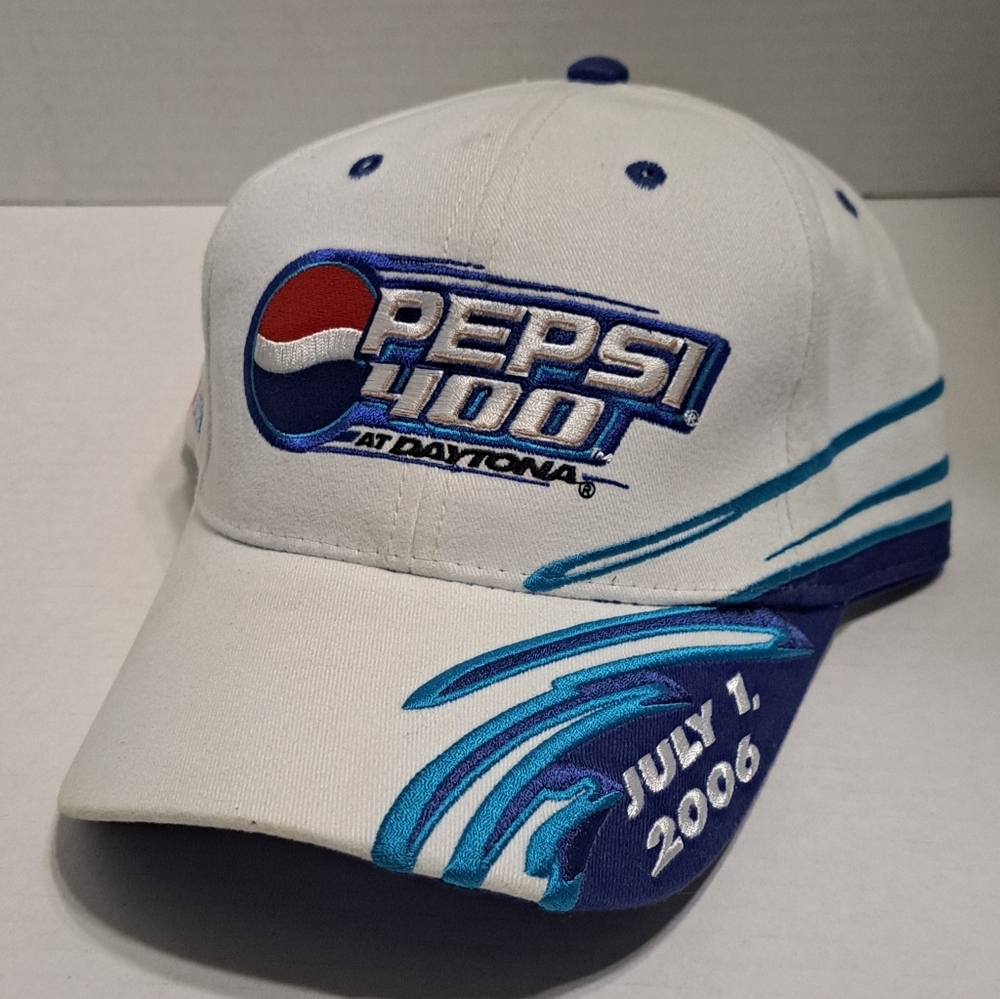 Pepsi 400 Daytona White and Blue Cap Vintage 2006